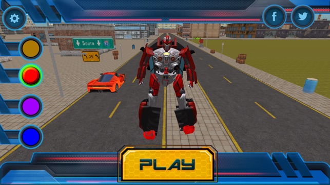 Futuristic Car Robot Rampage(圖1)-速報App