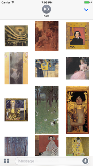 Gustav Klimt Paintings for iMessage(圖1)-速報App