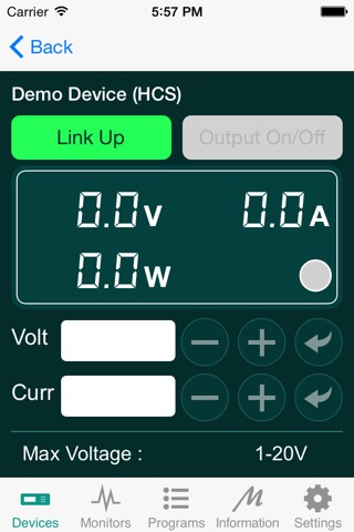 Manson Power Supply remote screenshot 3