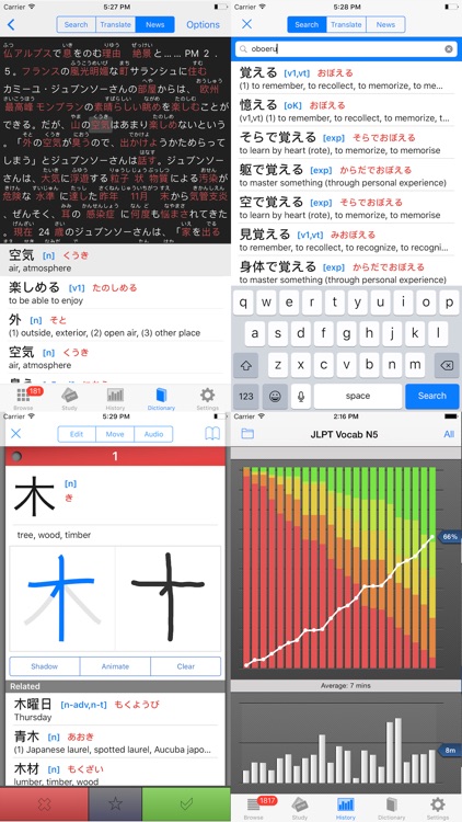 Japanese JLPT N5 (Vocabulary & Kanji Flashcards) screenshot-4