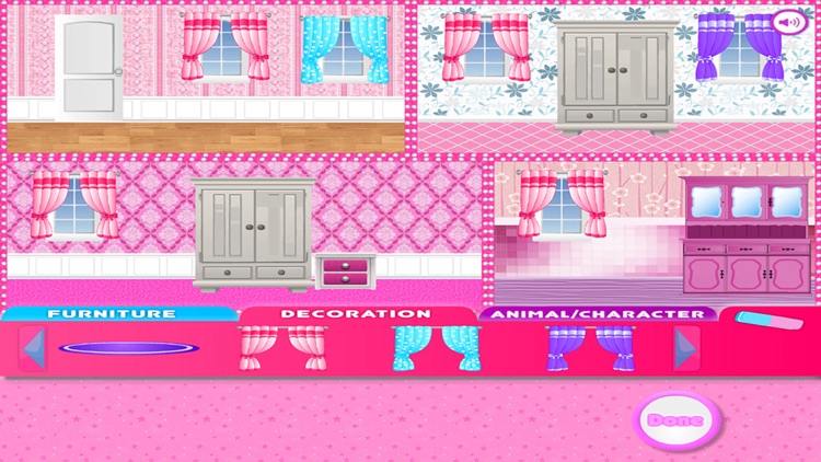 Doll house - Princess dress up girls games