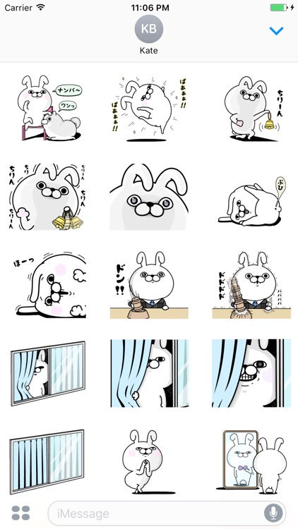 Tina The Sassy Cute Bunny Sticker Vol 3