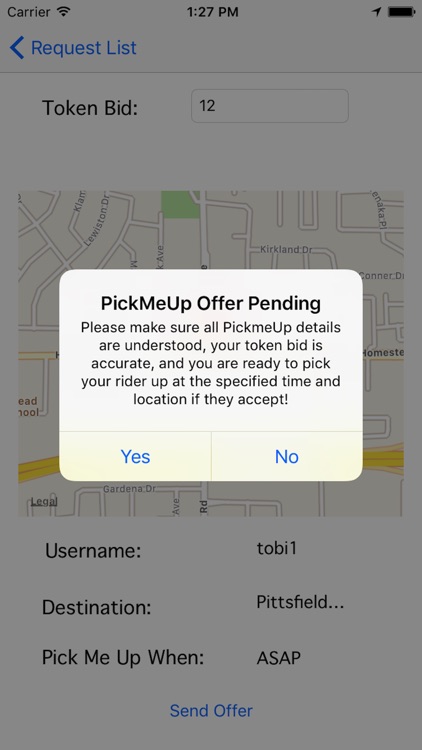 PickMeUp - Ride Sharing at Williams