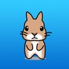 Calm Bunny Mocchi Stickers for iMessage