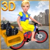 Garbage Bicycle Kids Rider City Cleaner 3D