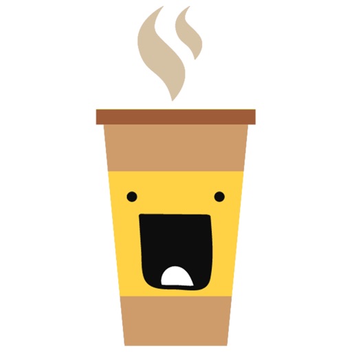 Cute Coffee Emojis Sticker Pack icon