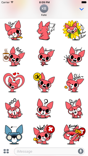 Belle the Chihuahua - Cute stickers for iMessage(圖2)-速報App