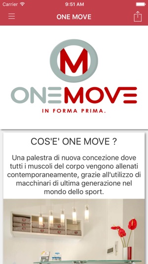 One Move - La palestra 2.0