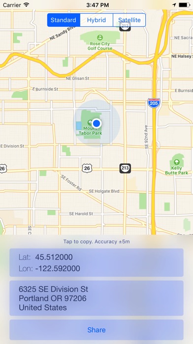 【图】Where Am I? Send location + lat/long(截图1) 【图】Where Am I? Send location + lat/long(截图1)