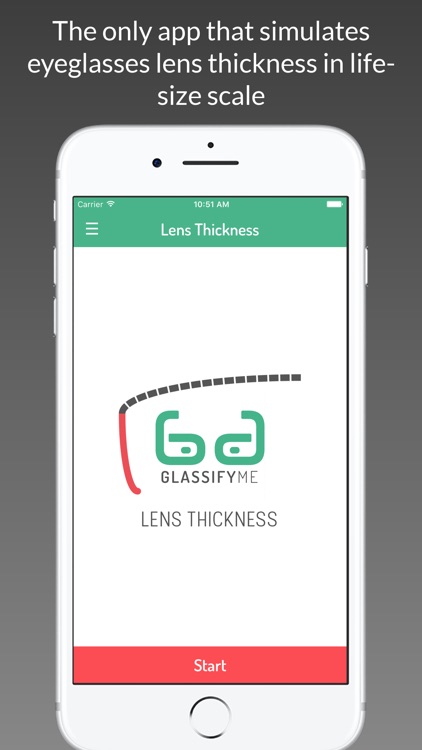 Lens Thickness by GlassifyMe screenshot-0