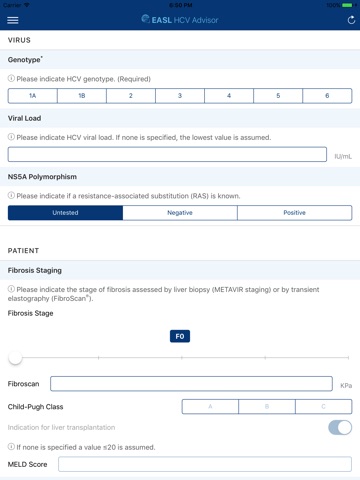 EASL HCV Advisor screenshot 2