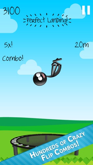 Stickman Trampoline PRO - Extreme Flip A