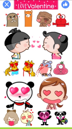 LoveValentine - Stickers for Messenger & WhatsApp(圖4)-速報App