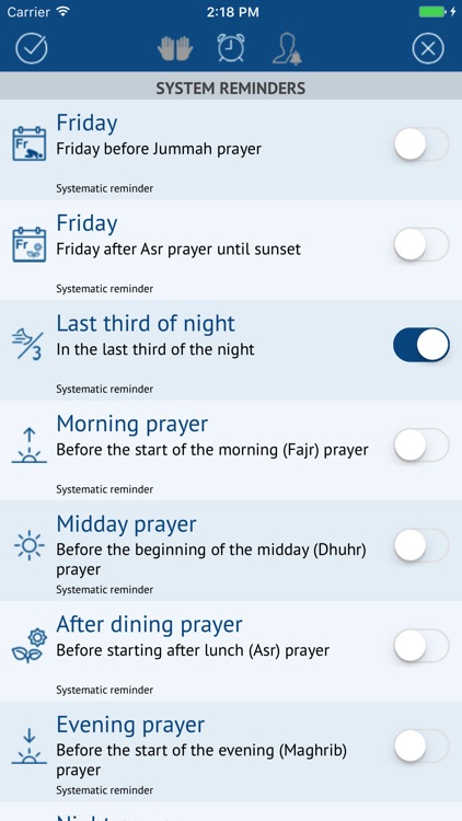 makeDua: Dua and Reminders