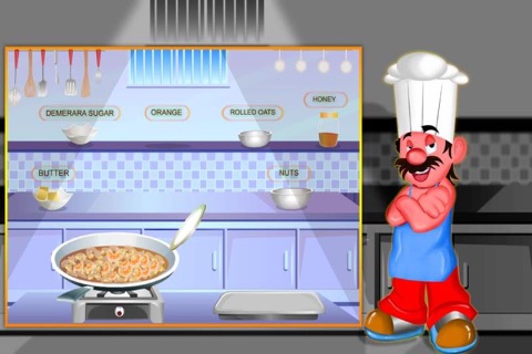 Nutty Flapjacks Recipe Cooking screenshot 4
