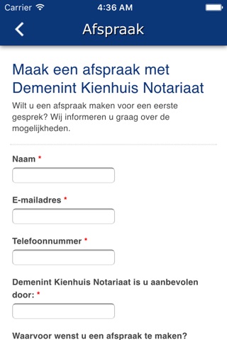 Demenint Kienhuis Notariaat screenshot 3