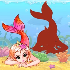 Activities of Mermaid Drag Drop and Match Shadow for kids