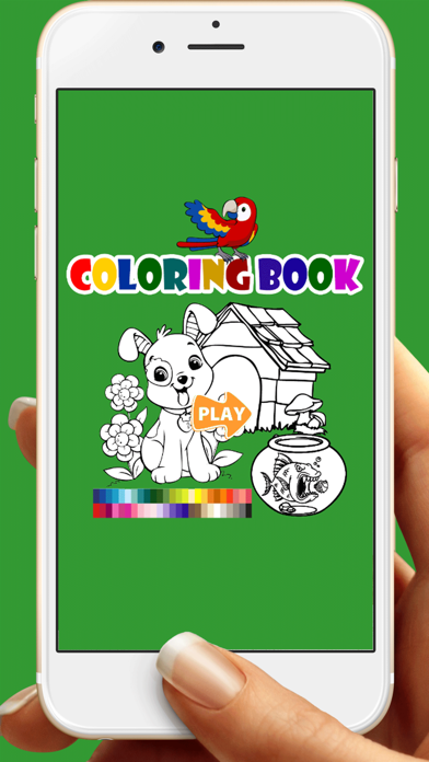 How to cancel & delete Kids Pets Coloring Book Game Free from iphone & ipad 1