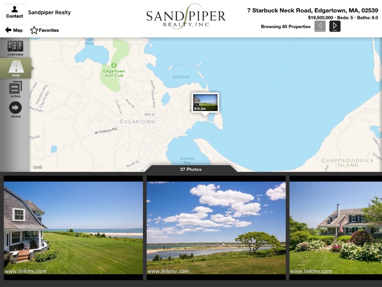 Sandpiper Realty - Martha's Vineyard for iPad