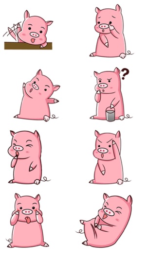 Pinky Pig Stickers(圖1)-速報App