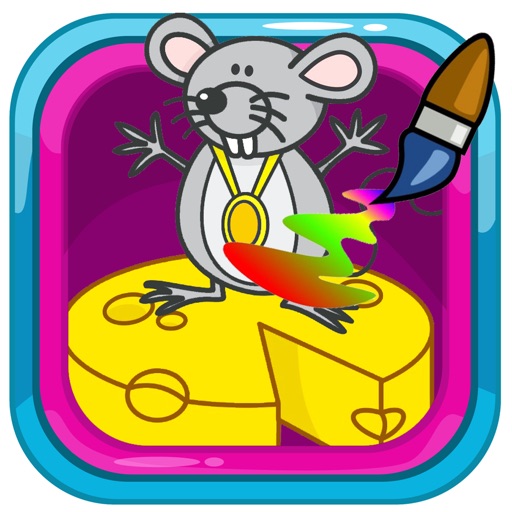 Mouse Coloring Book For Kids And Toddler iOS App