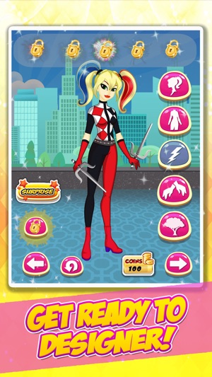 Super Hero Girls Dress Up Games(圖2)-速報App