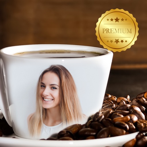 Coffee Cup Photo Frame Editor PRO icon