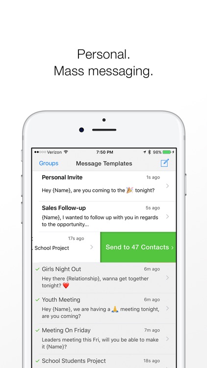 Reach: Mass Text, Email Blast
