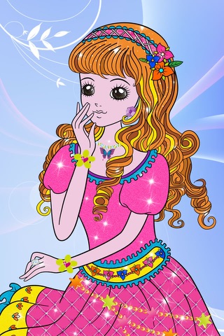 Princess Coloring book for Kids & Adults! FREE! screenshot 3