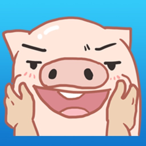 Little Pink Piggy Stickers icon