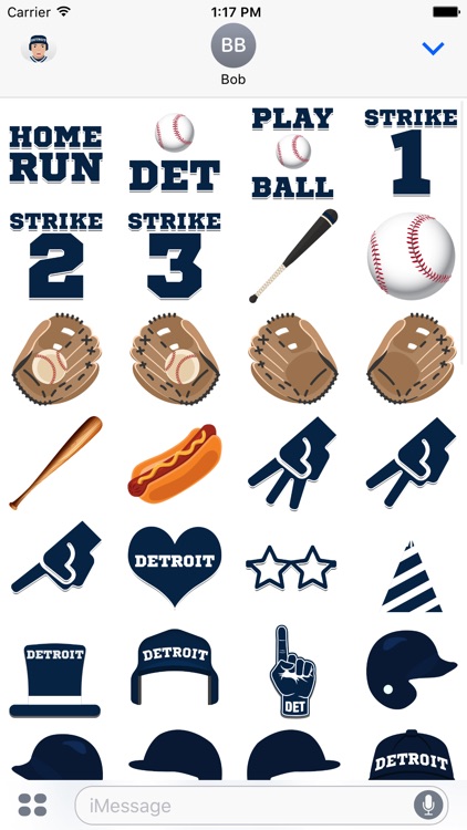 Detroit Baseball Stickers & Emojis screenshot-3