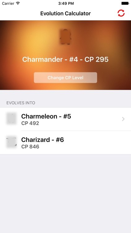 Evolution Calculator - CP & XP - for Pokemon GO!