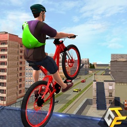 Rooftop Bicycle Stunts Simulator 2017
