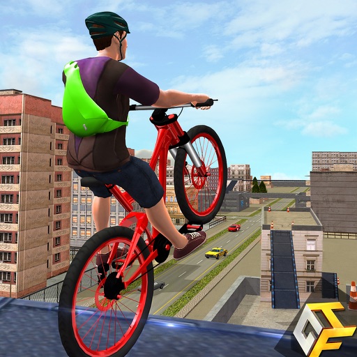 Rooftop Bicycle Stunts Simulator 2017 Icon