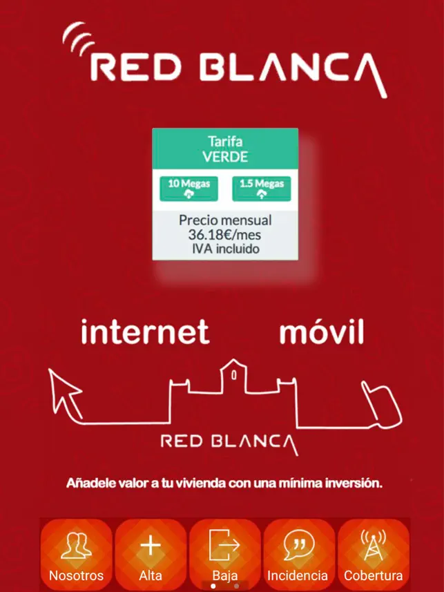 Captura de Pantalla 1 Red Blanca iphone