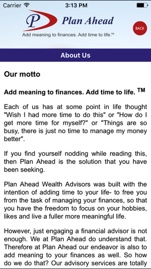 Plan Ahead Wealth Advisors(圖4)-速報App