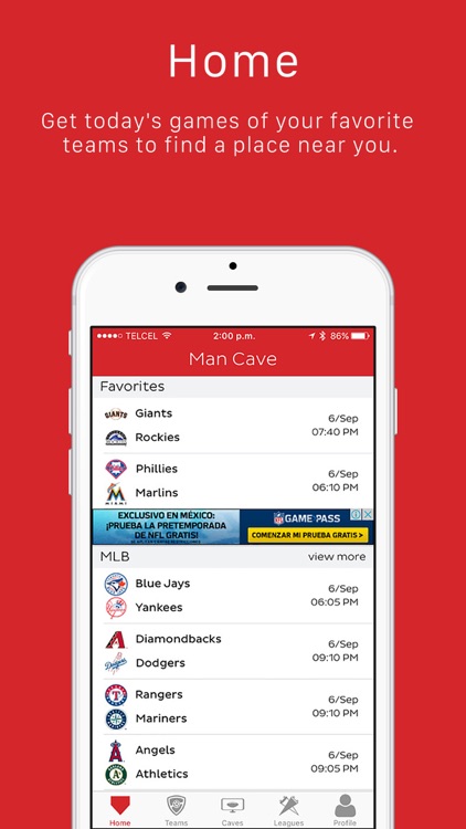 Man Cave - Sports Fans Social Network