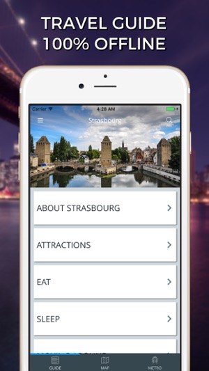 Strasbourg Travel Guide with Offline Street Map(圖1)-速報App