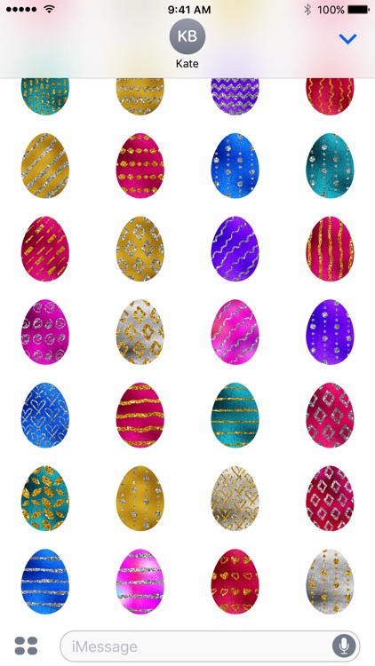 Easter Eggs - Foil and Glitter