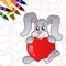 Icon Valentines Coloring Book
