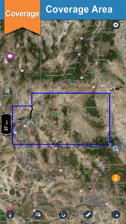 Mead - Grand canyon chart for lake & park trails