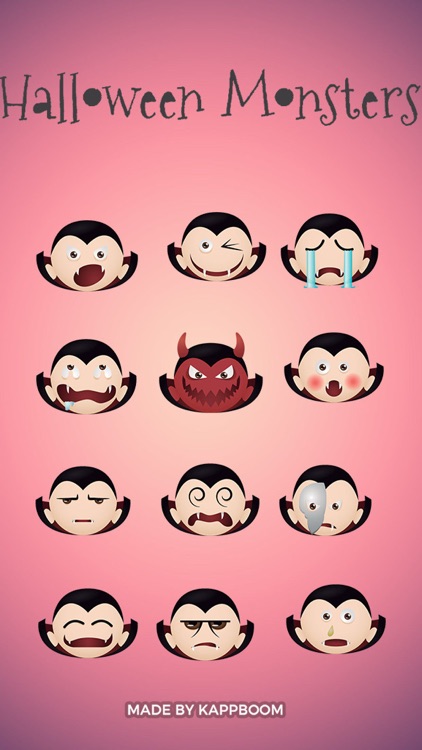 Halloween Vampire Emoticons