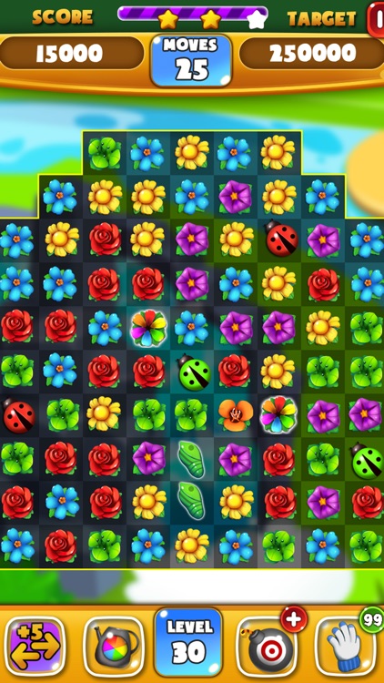 Flower Crush - Match 3 & Blast Garden to Bloom!