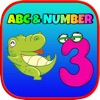 Icon ABC & Number Kids Coloring Book Vocabulary Puzzle