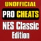 This app includes CHEAT CODES, VIDEO GUIDES & WALKTHROUGHS, CONSOLE GUIDE, SECRETS GUIDES, and a ton of other guide features for the NES Classic Edition, without any ads