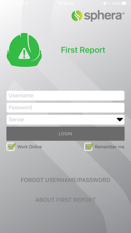 Sphera® First Report™