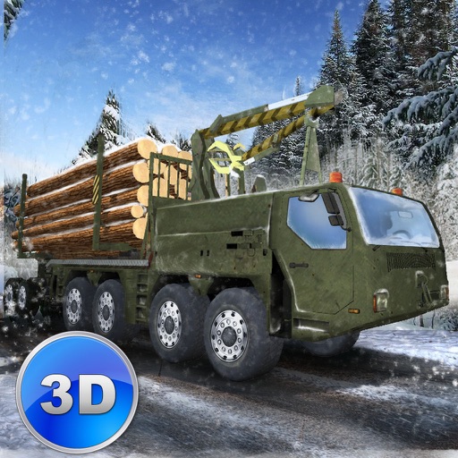 Winter Logging Truck Simulator 3D Icon