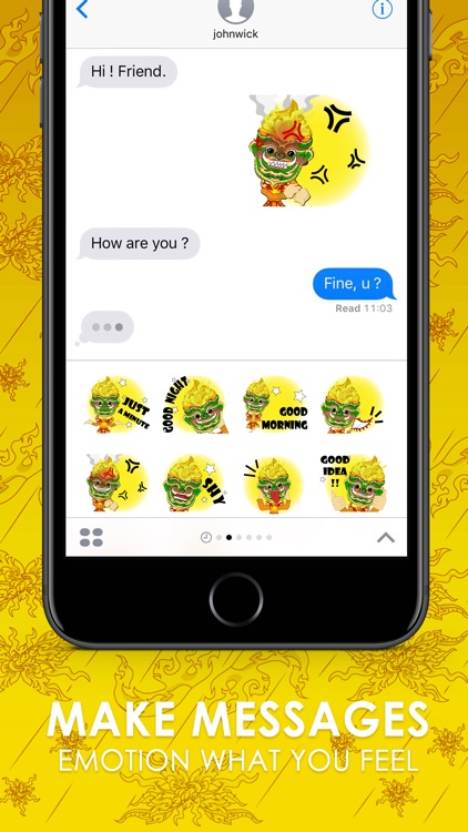 Giant Thai V.Eng Stickers for iMessage