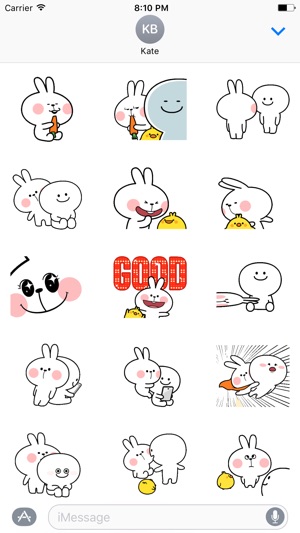 Spoiled Rabbit Animated Sticker