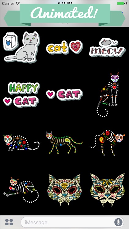 Animated Cat Lovers Sticker Pack